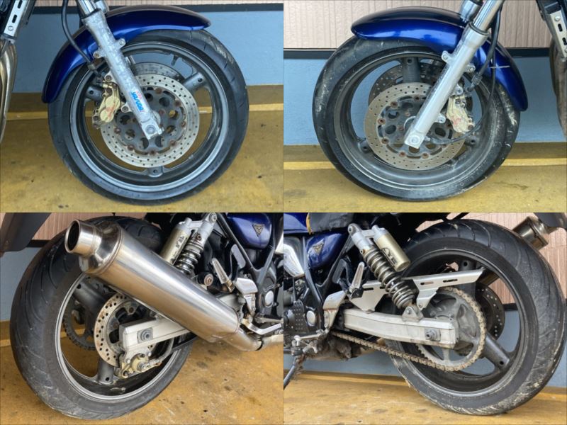 B9-0512 スズキ イナズマ400 チェーンスライダー 純正品 全国総量無料で イナズマ400